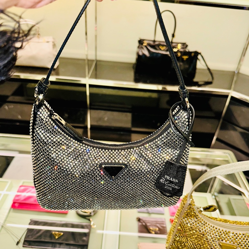 Prada Crystal Mini Bag NEW with Prada Gift Box & Dust Bag